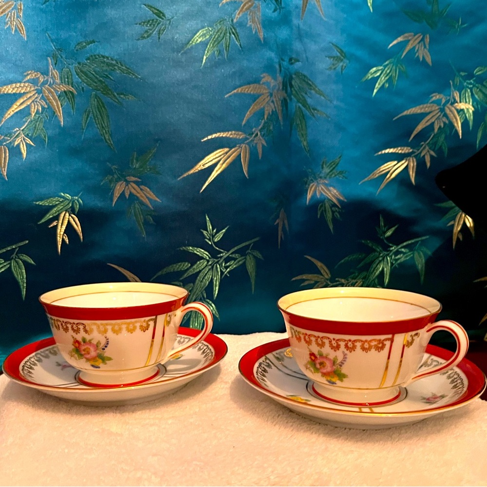 Noritake Tea for two teacups